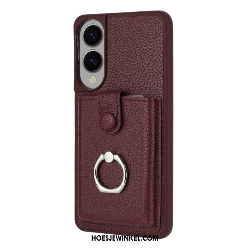 Hoesje Voor Samsung Galaxy S25 5g Edge Ringhouder En Kaarthouder