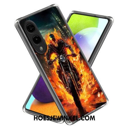 Hoesje Voor Samsung Galaxy S25 5g Edge Vlammenridder