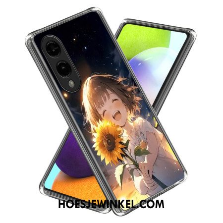 Hoesje Voor Samsung Galaxy S25 5g Edge Zonnebloemmeisje