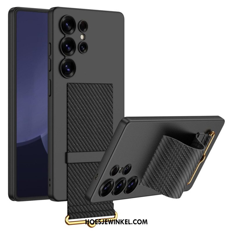 Hoesje Voor Samsung Galaxy S25 Ultra 5g Gkk-bandje En -standaard