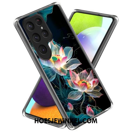 Hoesje Voor Samsung Galaxy S25 Ultra 5g Kristallen Lotus