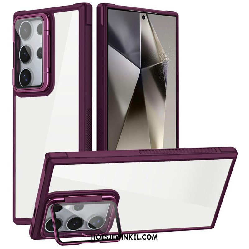 Hoesje Voor Samsung Galaxy S25 Ultra 5g Robuust Met Ingebouwde Standaard