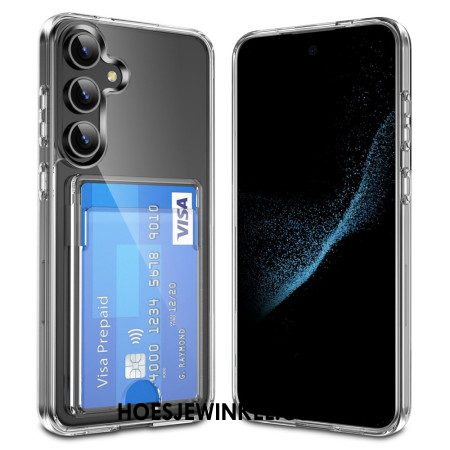 Hoesje Voor Samsung Galaxy S26 Plus Transparant Met Kaarthouder