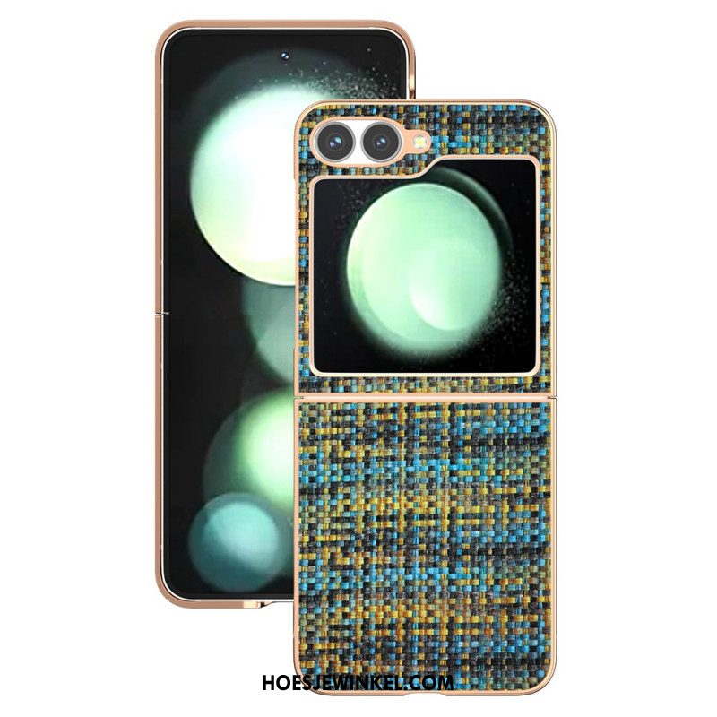 Hoesje Voor Samsung Galaxy Z Flip 7 Fe Kunstleer Met Textuur