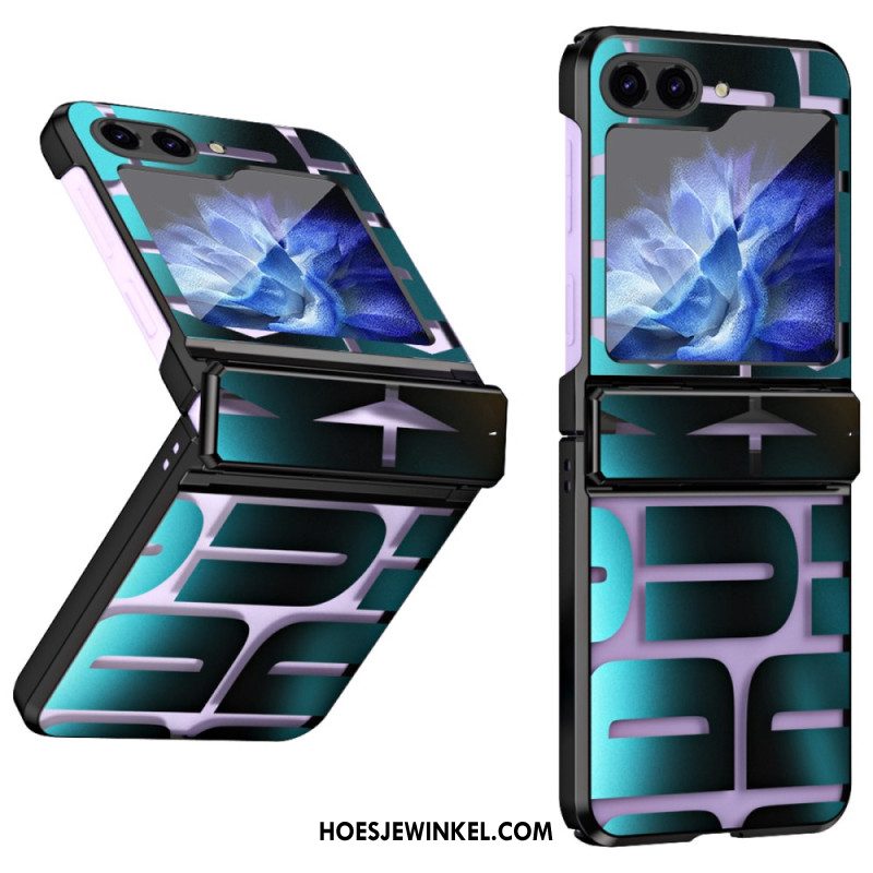 Hoesje Voor Samsung Galaxy Z Flip 7 Fe Letters Met Gehard Glazen Folie