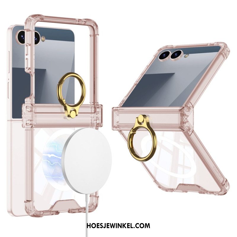 Hoesje Voor Samsung Galaxy Z Flip 7 Magnetisch Met Ringhouder