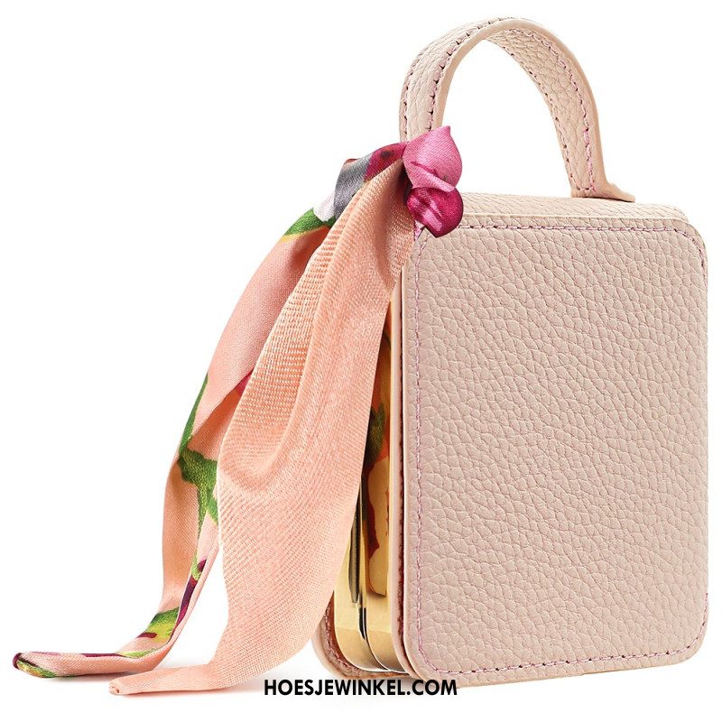 Hoesje Voor Samsung Galaxy Z Flip 7 Spiegel En Kaarthouder