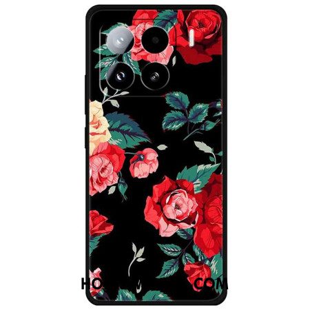 Hoesje Voor Xiaomi 15 Pro Rode Bloemen