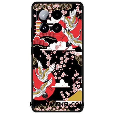 Hoesje Voor Xiaomi 15 Pro Vier Kraanvogels In Vlucht