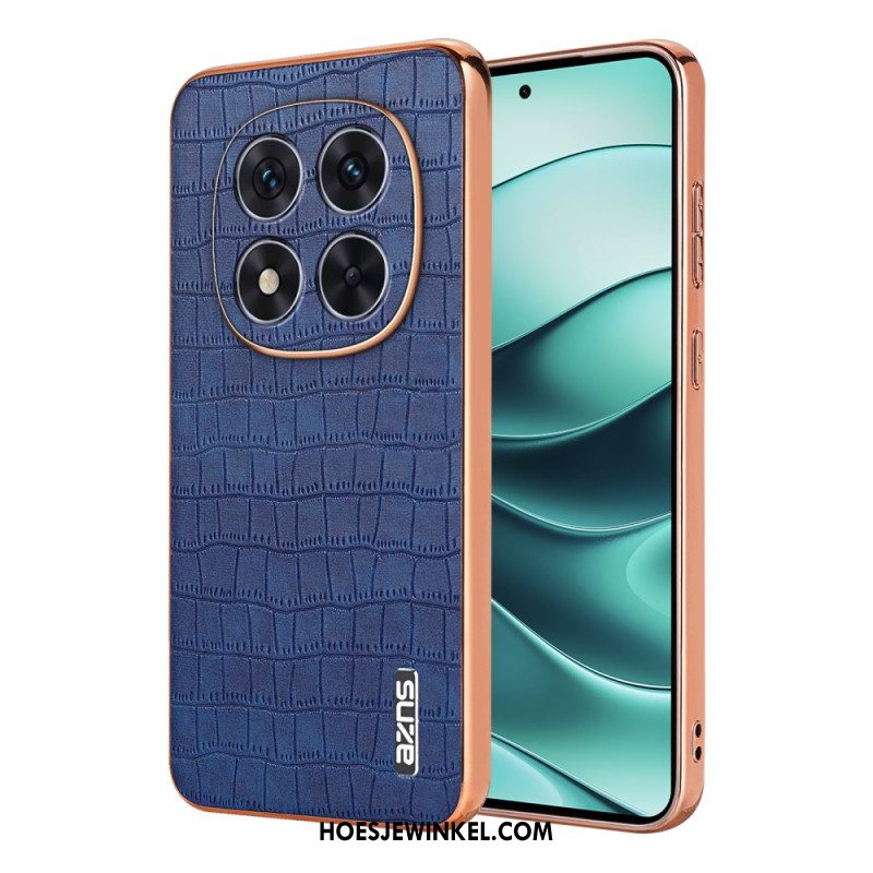 Hoesje Voor Xiaomi Redmi Note 14 Pro Plus 5g Azns Krokodillenleerstructuur