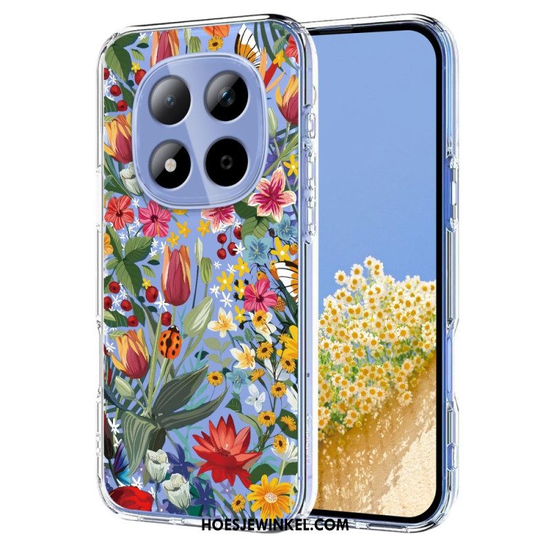 Hoesje Voor Xiaomi Redmi Note 15 Pro 5g Bloemenpatroon