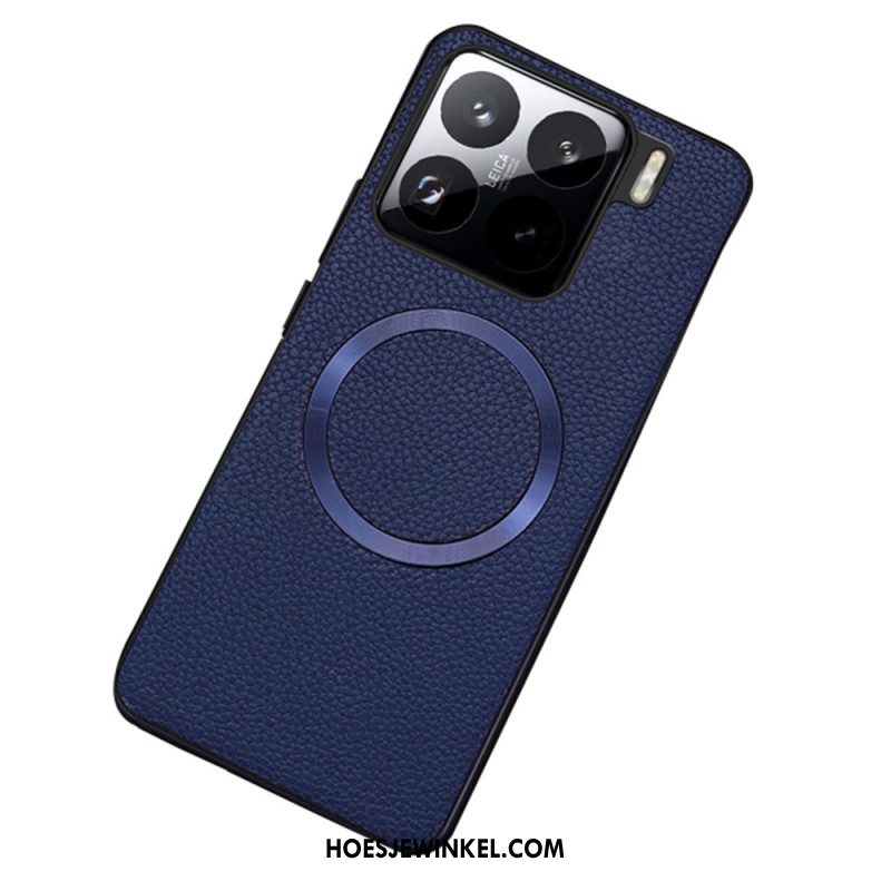 Hoesje Xiaomi 15 Magsafe-compatibel Kunstleer Met Textuur Bescherming Hoesje