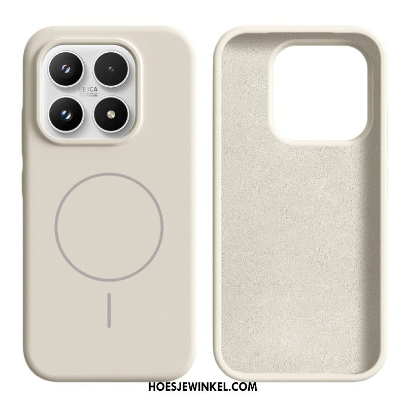 Hoesje Xiaomi 17 Magnetische Vloeibare Siliconen Bescherming Hoesje