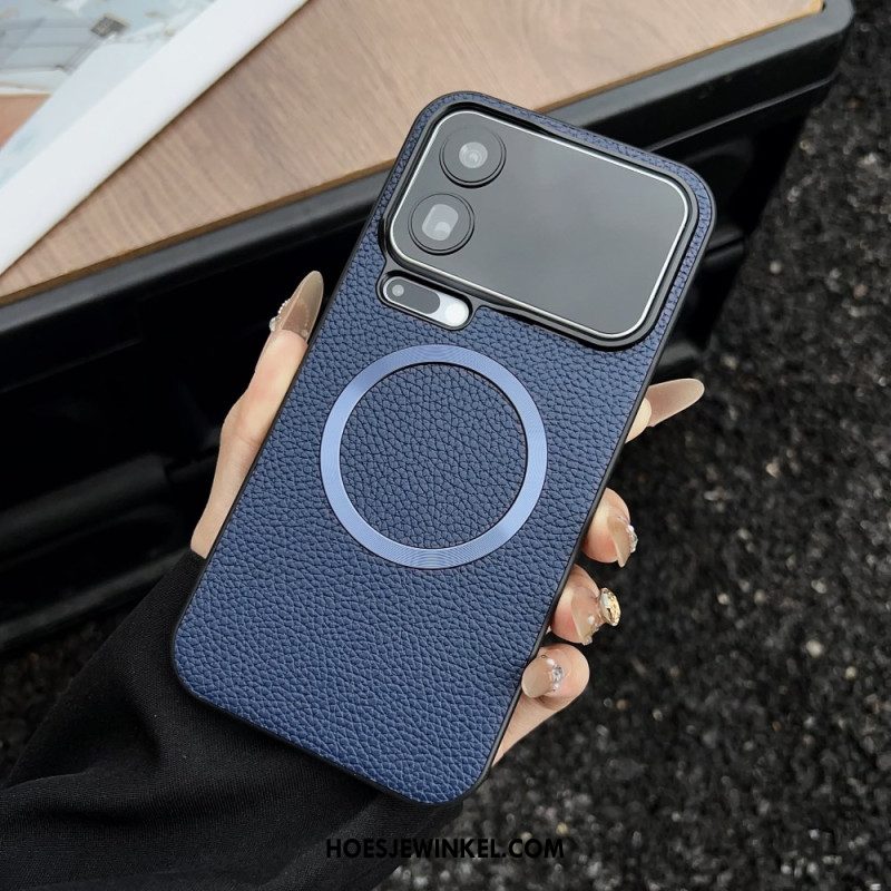 Hoesje Xiaomi 17 Pro Magnetisch Met Lychee-textuur Bescherming Hoesje