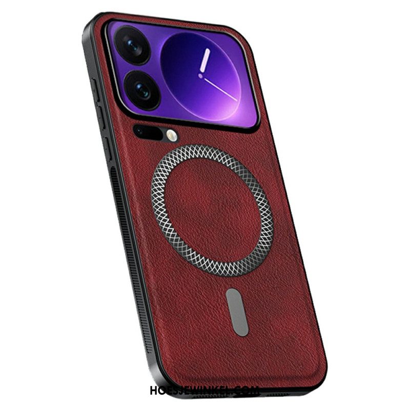 Hoesje Xiaomi 17 Pro Magsafe Leather Effect