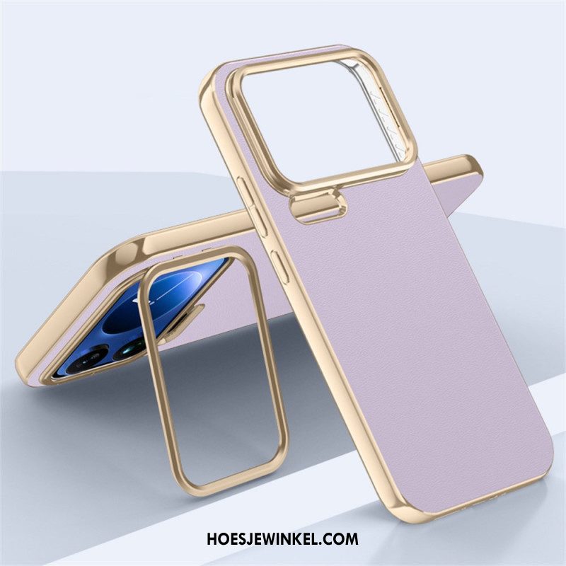 Hoesje Xiaomi 17 Pro Max Metalen Frame En Geïntegreerde Standaard