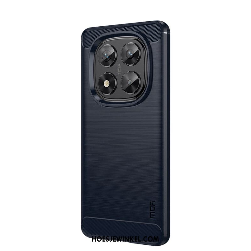Hoesje Xiaomi Redmi Note 14 Pro 5g Geborsteld Koolstofvezel Bescherming Hoesje