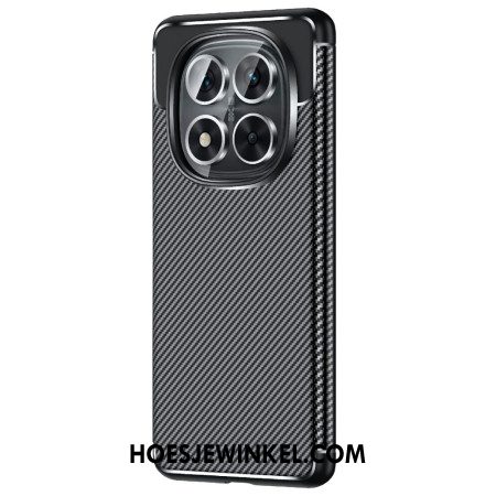 Hoesje Xiaomi Redmi Note 14 Pro 5g Klassieke Koolstofvezel