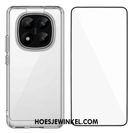 Hoesje Xiaomi Redmi Note 14 Pro 5g Transparante Schermbeschermer Van Gehard Glas