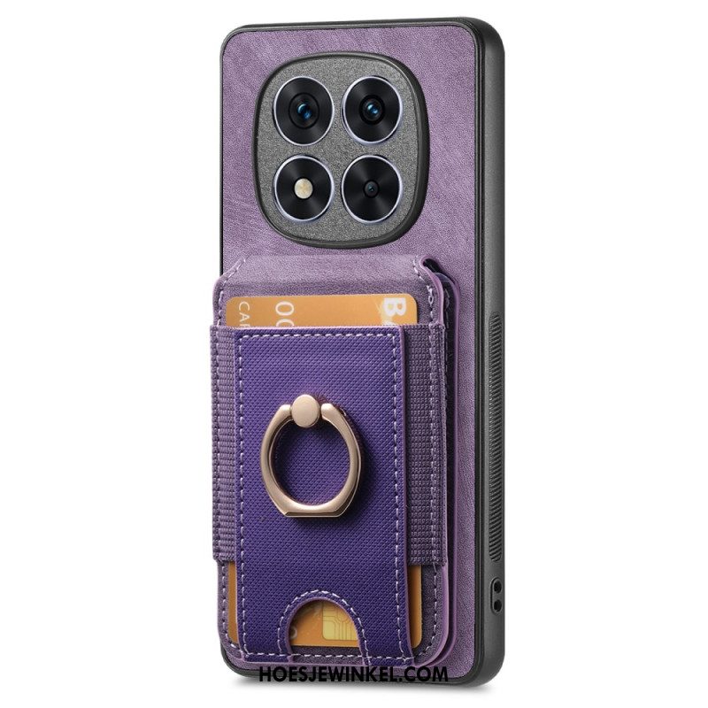 Hoesje Xiaomi Redmi Note 14 Pro Plus 5g Rfid-blokkerende Afneembare Kaarthouder Bescherming Hoesje