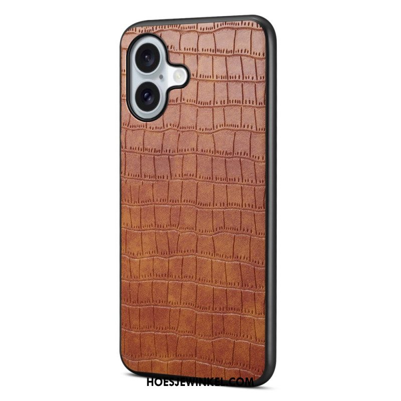 Hoesje iPhone 17 Krokodillenleerstructuur