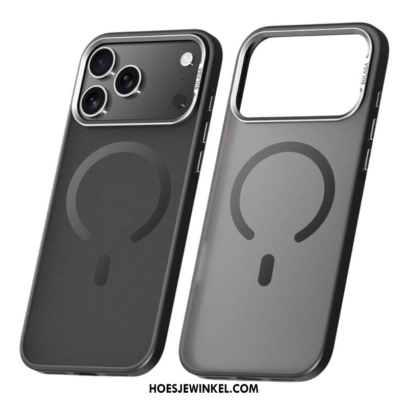 Hoesje iPhone 17 Pro Magsafe-compatibel Semi-transparant