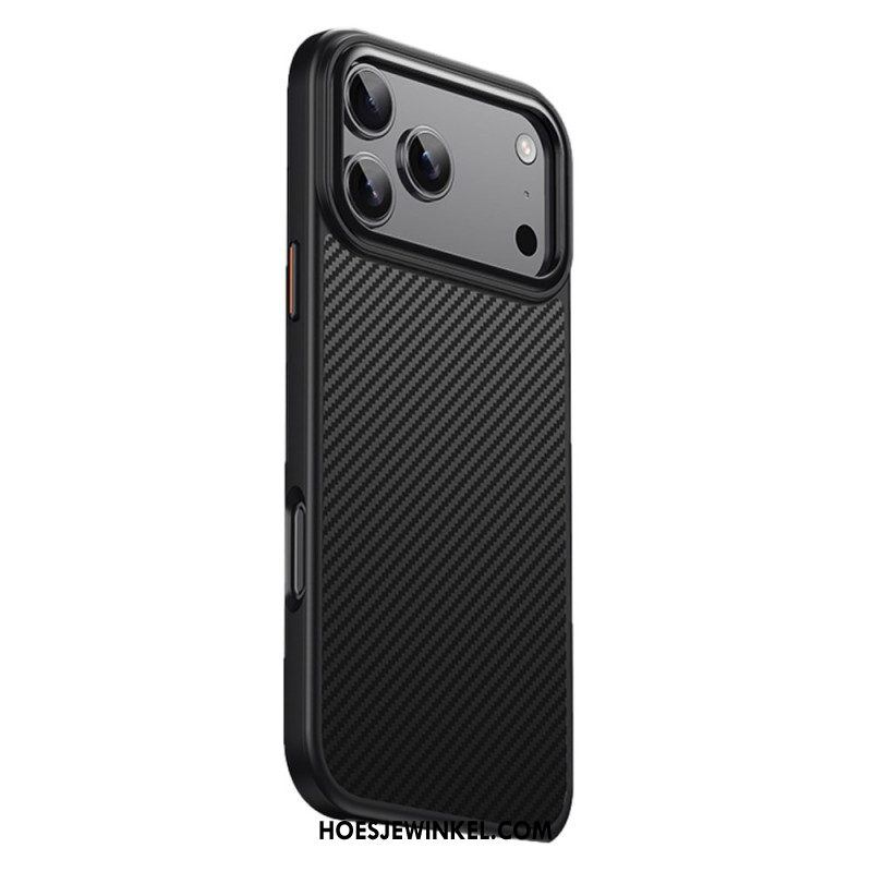 Hoesje iPhone 17 Pro Magsafe-compatibele Ultradunne Carbon