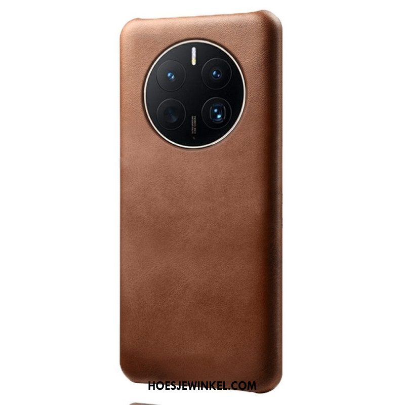 Hoesje voor Huawei Mate 50 Pro Leer-effect