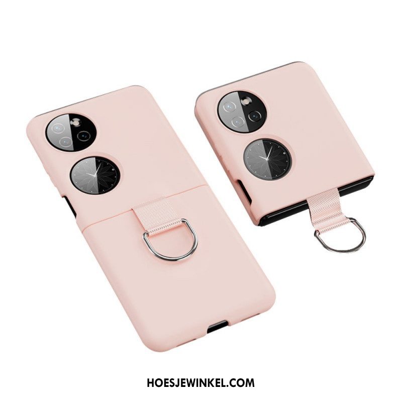 Hoesje voor Huawei P50 Pocket Metalen Ring