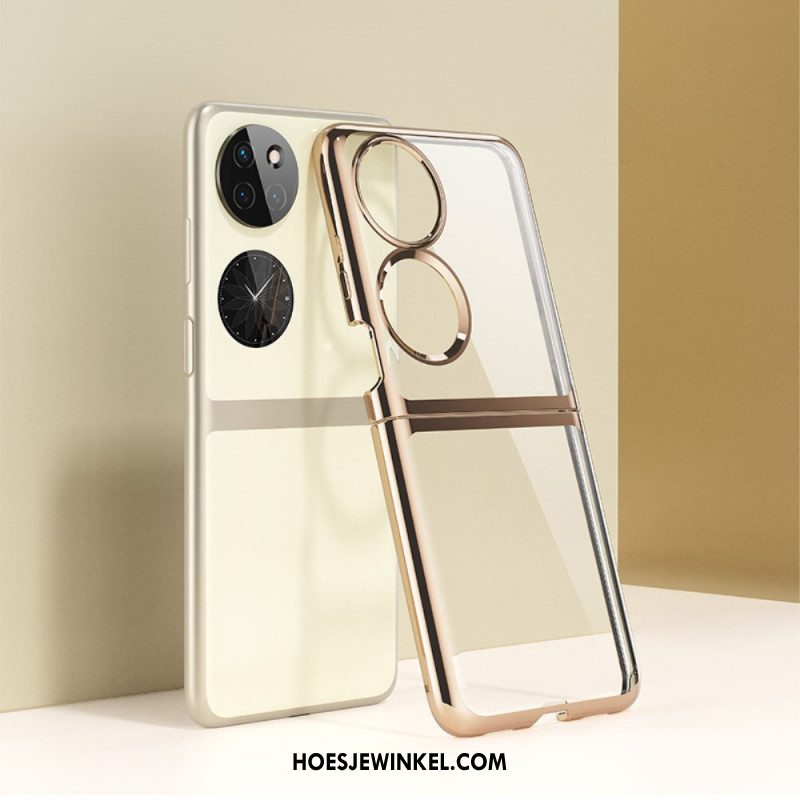 Hoesje voor Huawei P50 Pocket Transparant Gekleurd