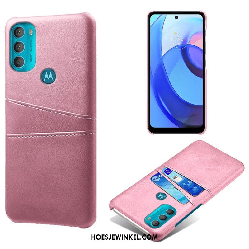 Hoesje voor Moto G71 5G Ksq-kaarthouder