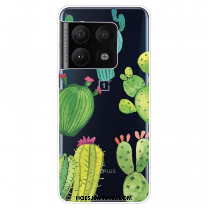 Hoesje voor OnePlus 10 Pro 5G Aquarel Cactussen