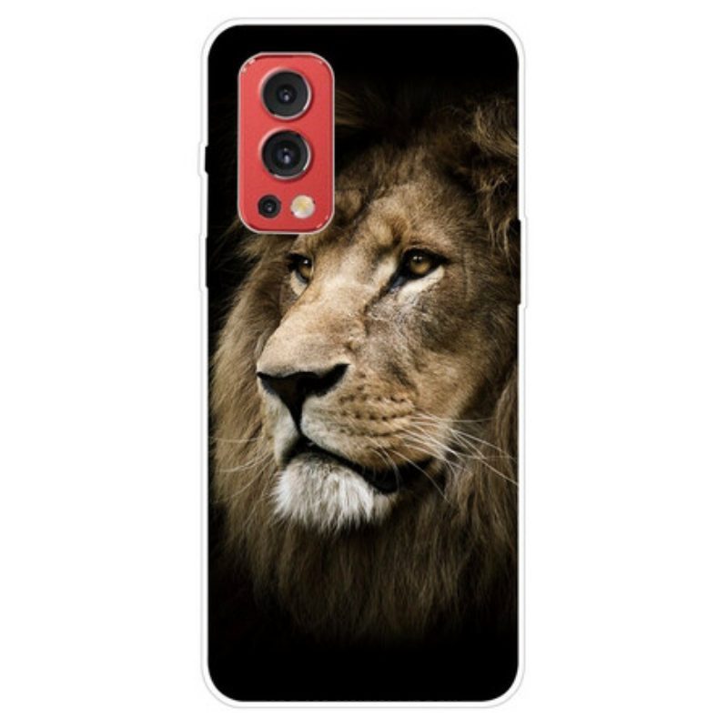 Hoesje voor OnePlus Nord 2 5G Leeuwen Hoofd