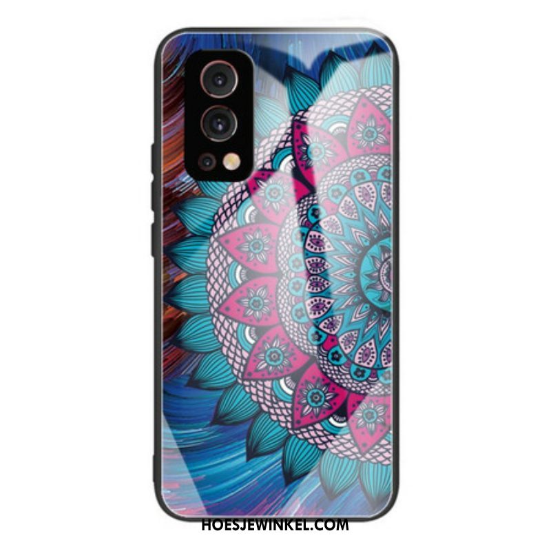 Hoesje voor OnePlus Nord 2 5G Mandala Gehard Glas