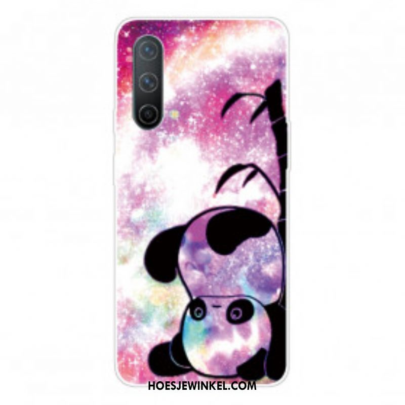 Hoesje voor OnePlus Nord CE 5G Panda En Bamboe