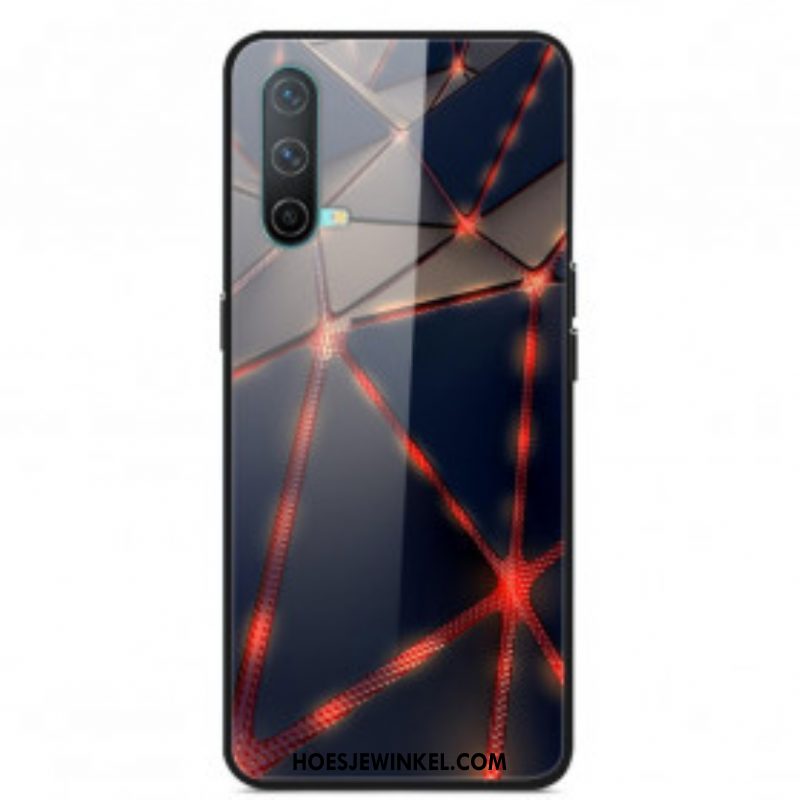 Hoesje voor OnePlus Nord CE 5G Red Ray Gehard Glas