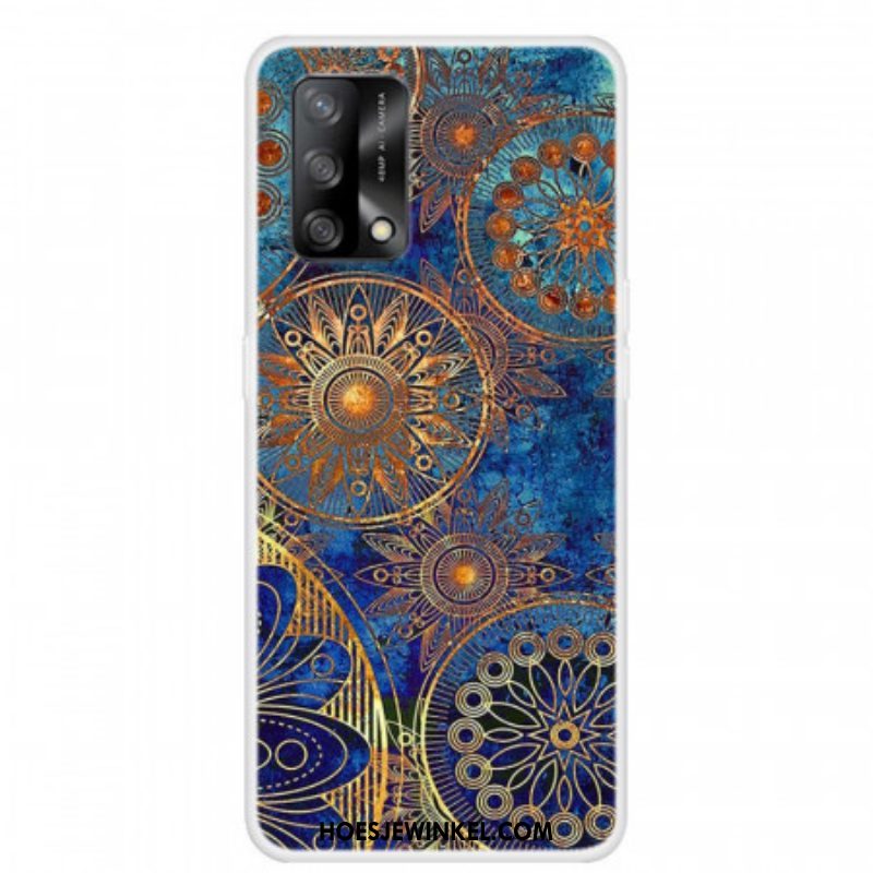 Hoesje voor Oppo A74 4G Mandala-ontwerp