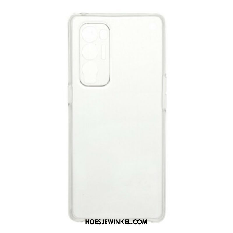 Hoesje voor Oppo Find X3 Neo Eenvoudig Transparant