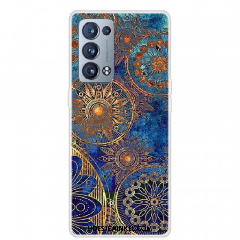 Hoesje voor Oppo Reno 6 Pro 5G Oosterse Mandala