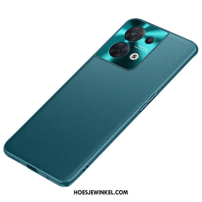 Hoesje voor Oppo Reno 8 Premium Kunstleer