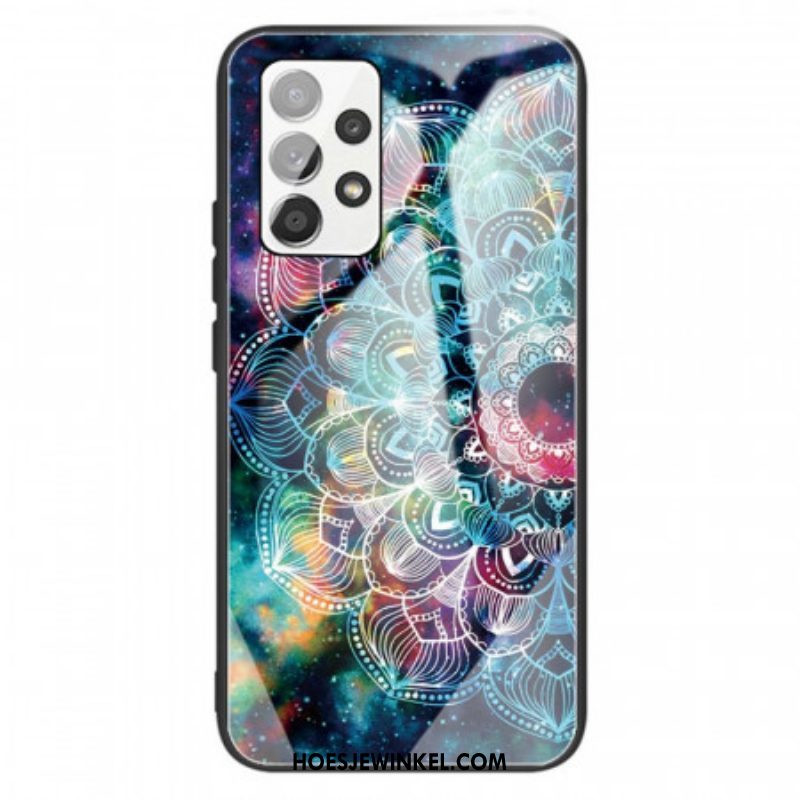 Hoesje voor Samsung Galaxy A13 Strappy Litchi Lederen Stijl