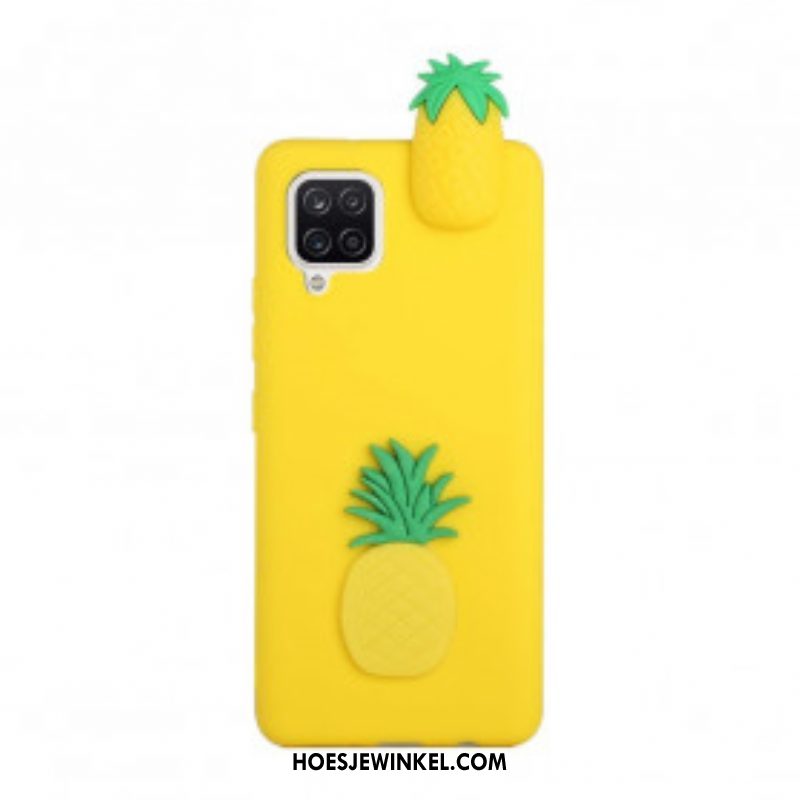 Hoesje voor Samsung Galaxy A42 5G 3d Ananas