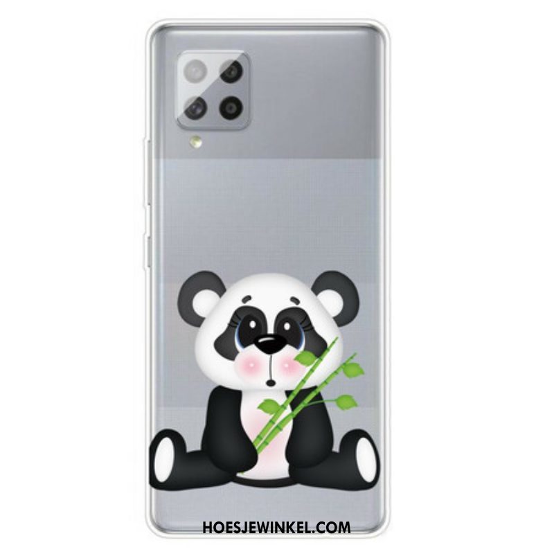 Hoesje voor Samsung Galaxy A42 5G Naadloze Trieste Panda
