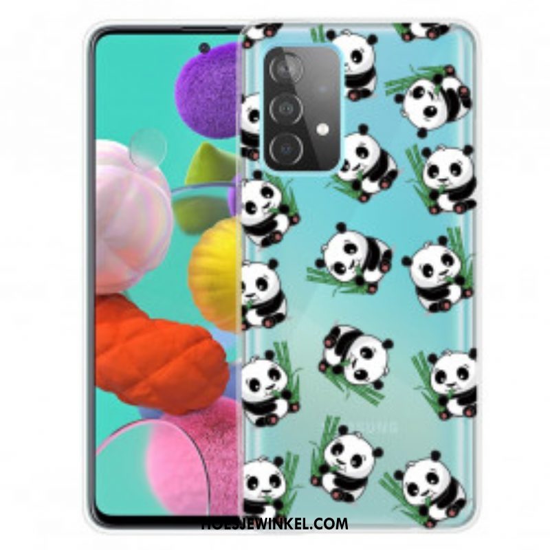 Hoesje voor Samsung Galaxy A52 4G / A52 5G / A52s 5G Kleine Panda's