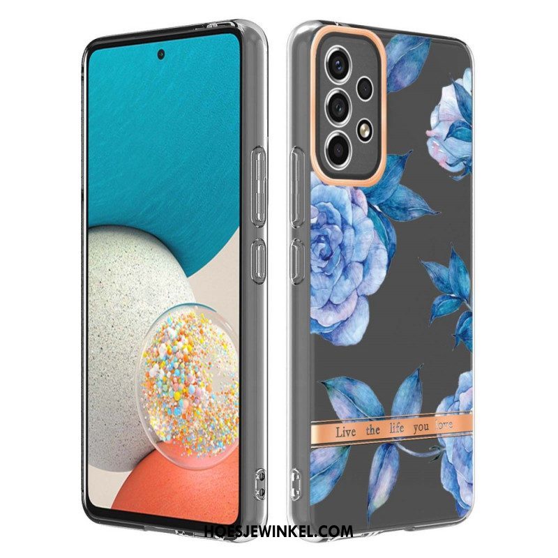 Hoesje voor Samsung Galaxy A53 5G Naadloze Bloemen