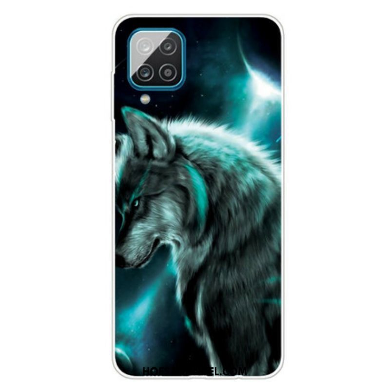 Hoesje voor Samsung Galaxy M12 / A12 Koninklijke Wolf