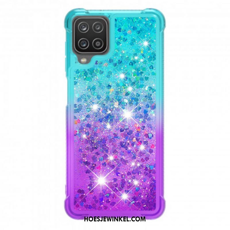 Hoesje voor Samsung Galaxy M12 / A12 Pailletten Kleuren