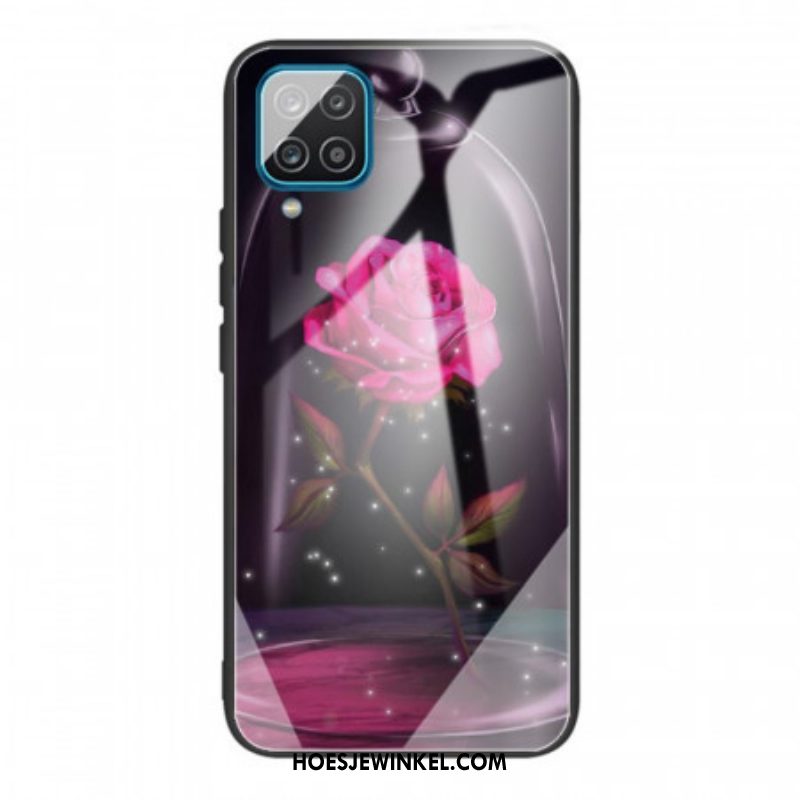 Hoesje voor Samsung Galaxy M32 Magisch Roze Gehard Glas