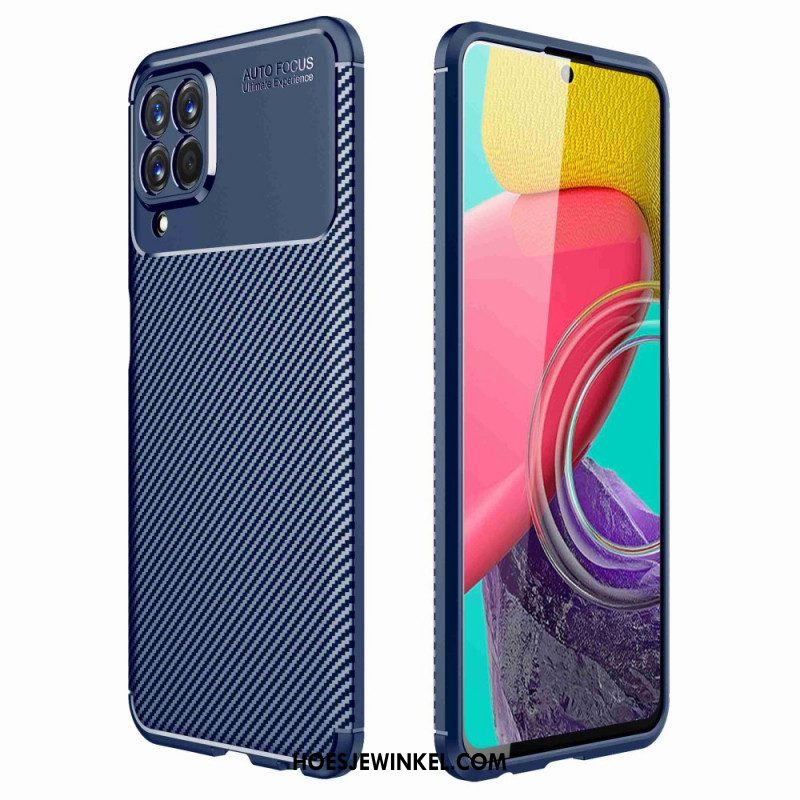 Hoesje voor Samsung Galaxy M33 5G Flexibele Koolstofvezel