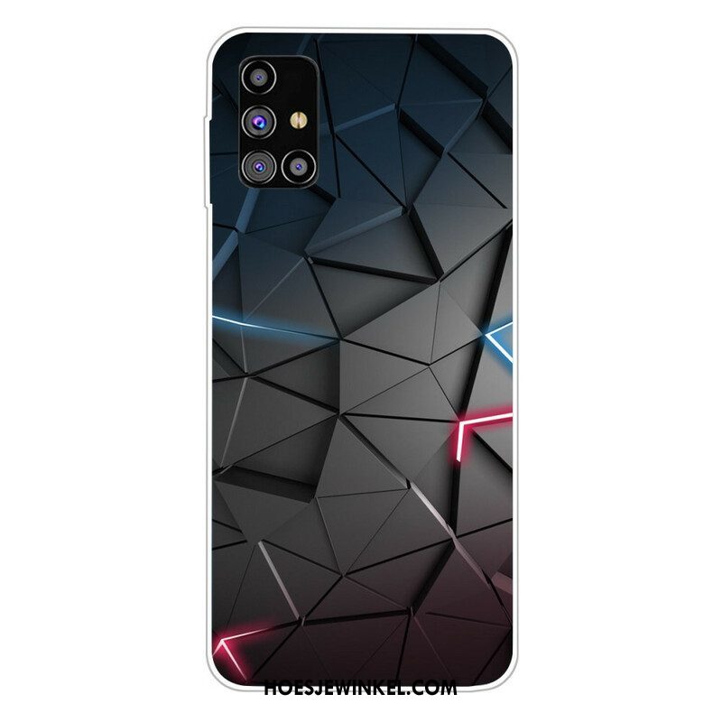 Hoesje voor Samsung Galaxy M51 Flexibele Geometrie